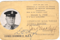 George E. Pugh 1952 Supervising Motor Vehicle License Examiner