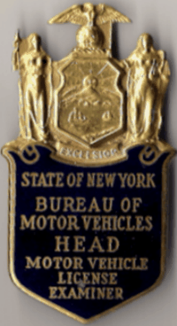 New York Head Motor Vehicle License Examiner Bureau of Motor Vehicles