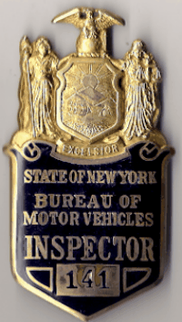 New York Inspector Bureau of Motor Vehicles