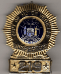 New York Inspector Dept of Motor Vehicles