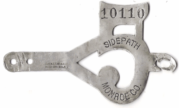 Monroe County Sidepath 1905