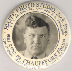 Syracuse Chauffeur's Mirror Photo Advertisement