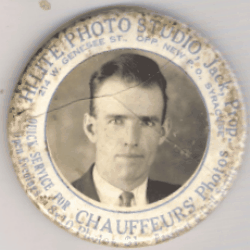 Syracuse Chauffeur's Mirror Photo Advertisement