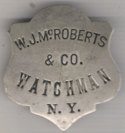 N.Y. Watchman W.J. McRoberts and Co