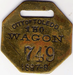 Toledo Ohio 1897-8 1 Horse Wagon