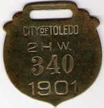 Toledo Ohio 1901 2 Horse Wagon