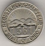 1920/22 Ohio Registered Chauffeur