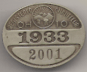 1933 Ohio Registered Chauffeur