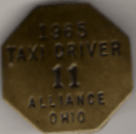 Alliance Ohio 1965 Taxi Driver