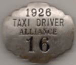 Alliance Ohio 1926 Taxi Driver