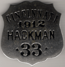 Cincinnati Ohio 1912 Hackman