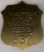 Cincinnati Ohio 1966 Chauffeur