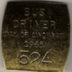 Cincinnati Ohio Bus Driver 1065