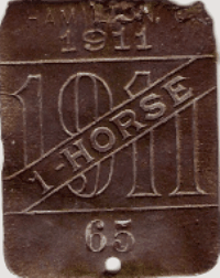 Hamilton Ohio 1911 1 Horse