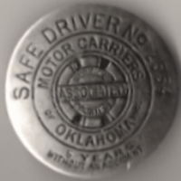 Oklahoma Motor Carriers Association Safe Driver 5 Years Without an Accident
