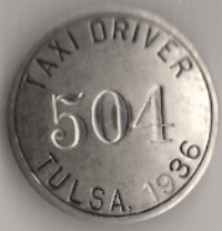 1936 Tulsa Oklahoma Taxi Driver