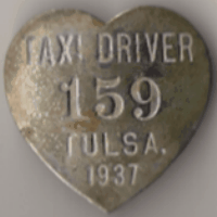 1937 Tulsa Oklahoma Taxi Driver