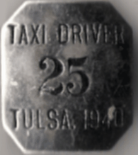 1940 Tulsa Oklahoma Taxi Driver