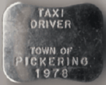 Pickering Ontario 1978 Taxi Driver
