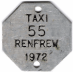 Renfrew Ontario 1972 Taxi
