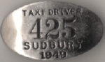 Sudbury Ontario 1949 Taxi Driver