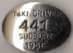 Sudbury Ontario 1956 Taxi Driver
