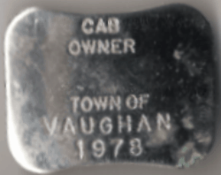 Vaughan Ontario 1978 Cab Owner