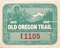 1943 Commercial Registration Old Oregon Trail