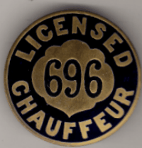 1905 Portland Oregon Licensed Chauffeur