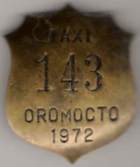 1972 Oromocto New Brunswick Taxi