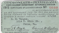 1915 license 6640