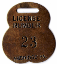 Ambridge Pennsylvania License