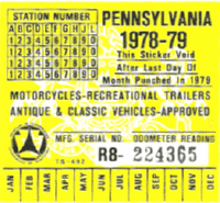 1978/79 Motorcycles/Recreational Trailers/Antique & Classic Vehicles Approved