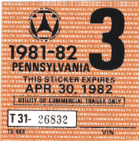 3/1981/82 Utility or Commercial Trailer Only