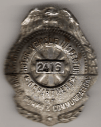 Motor Vehicle Inspector Department of Public Works and Communications