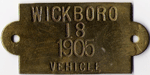 Wickboro Pennsylvania 1905 Vehicle