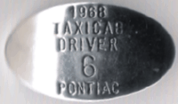 1968 Pontiac Taxicab Driver Michigan