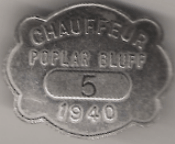 1940 Poplar Bluff Missouri Chauffeur