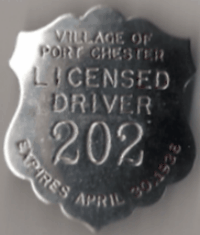 Port Chester 1935/36 Licensed Driver