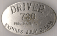 Providence RI 1925/26 Driver