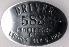 Providence RI 1963/64 Driver