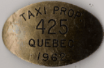 1962 Quebec City Taxi Prop