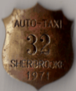 1971 Sherbrooke Auto-Taxi badge