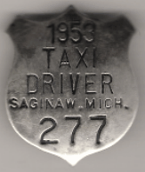 1953 Saginaw Taxi Driver Michigan
