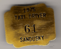Sandusky Ohio 1975 Taxi Driver