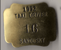 Sandusky Ohio 1992 Taxi Driver