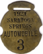 Saratoga Springs New York 1921 Automobile