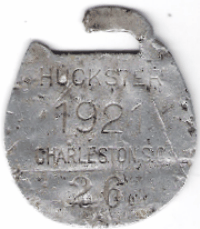 1921 Charleston South Carolina Huckster