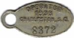 1933 Charleston South Carolina Operator