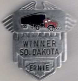 Winner South Dakota Ernie Truck Badge